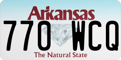 AR license plate 770WCQ