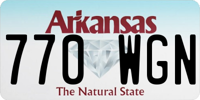 AR license plate 770WGN