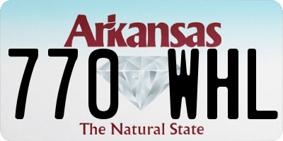 AR license plate 770WHL