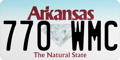 AR license plate 770WMC