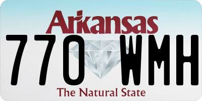 AR license plate 770WMH