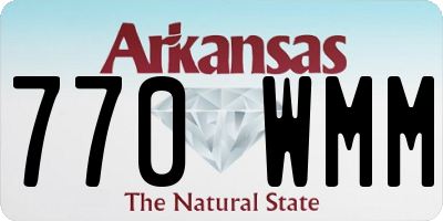 AR license plate 770WMM