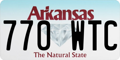 AR license plate 770WTC