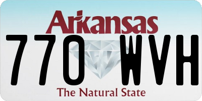 AR license plate 770WVH