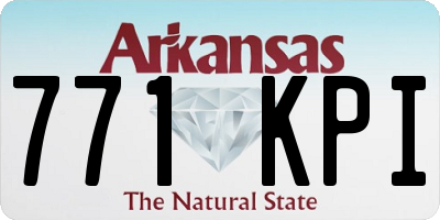 AR license plate 771KPI