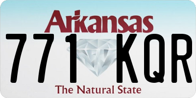 AR license plate 771KQR
