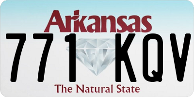 AR license plate 771KQV