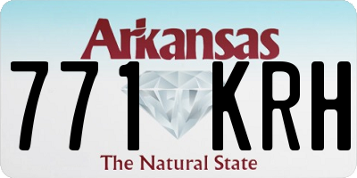 AR license plate 771KRH