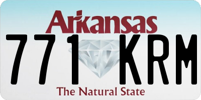 AR license plate 771KRM