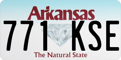 AR license plate 771KSE
