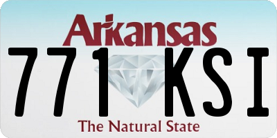 AR license plate 771KSI