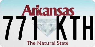 AR license plate 771KTH