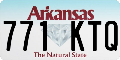 AR license plate 771KTQ