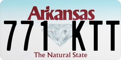 AR license plate 771KTT