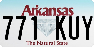 AR license plate 771KUY