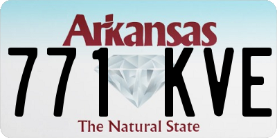 AR license plate 771KVE