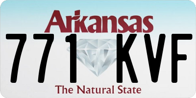 AR license plate 771KVF