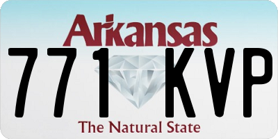 AR license plate 771KVP