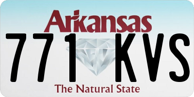 AR license plate 771KVS