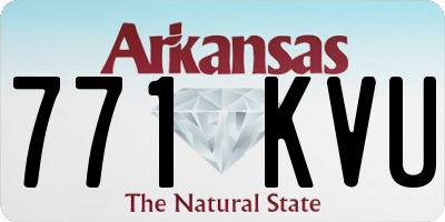 AR license plate 771KVU