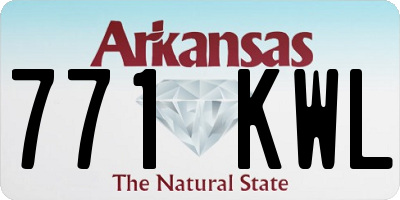 AR license plate 771KWL