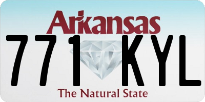 AR license plate 771KYL