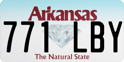 AR license plate 771LBY