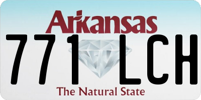 AR license plate 771LCH