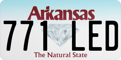AR license plate 771LED