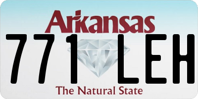 AR license plate 771LEH