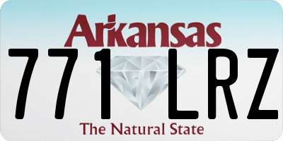 AR license plate 771LRZ