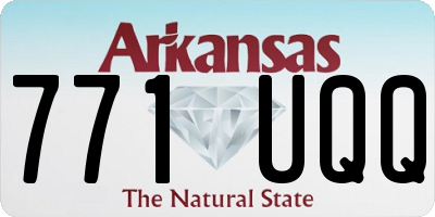 AR license plate 771UQQ