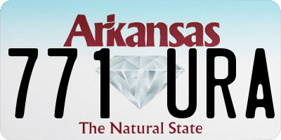 AR license plate 771URA