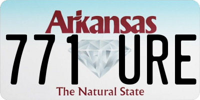 AR license plate 771URE