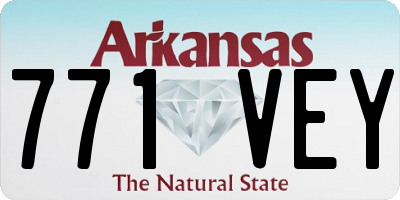 AR license plate 771VEY