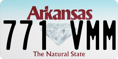 AR license plate 771VMM