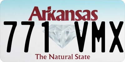 AR license plate 771VMX