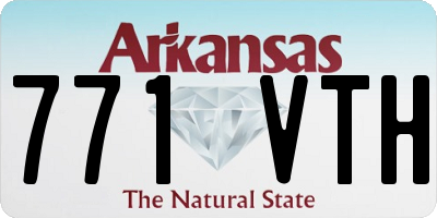 AR license plate 771VTH