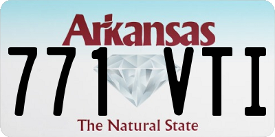 AR license plate 771VTI