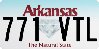 AR license plate 771VTL