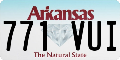AR license plate 771VUI