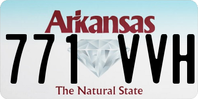 AR license plate 771VVH