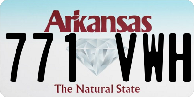 AR license plate 771VWH
