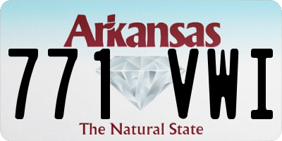 AR license plate 771VWI
