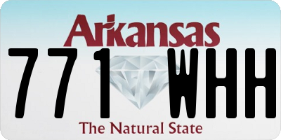 AR license plate 771WHH
