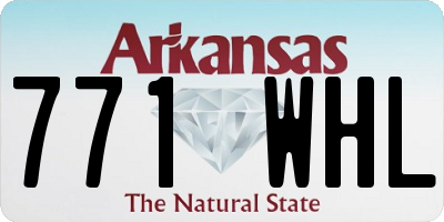 AR license plate 771WHL