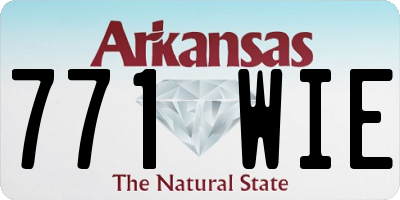 AR license plate 771WIE