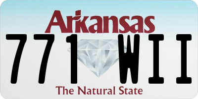 AR license plate 771WII