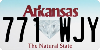 AR license plate 771WJY