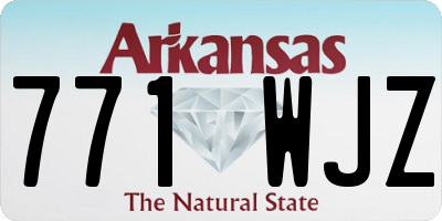AR license plate 771WJZ